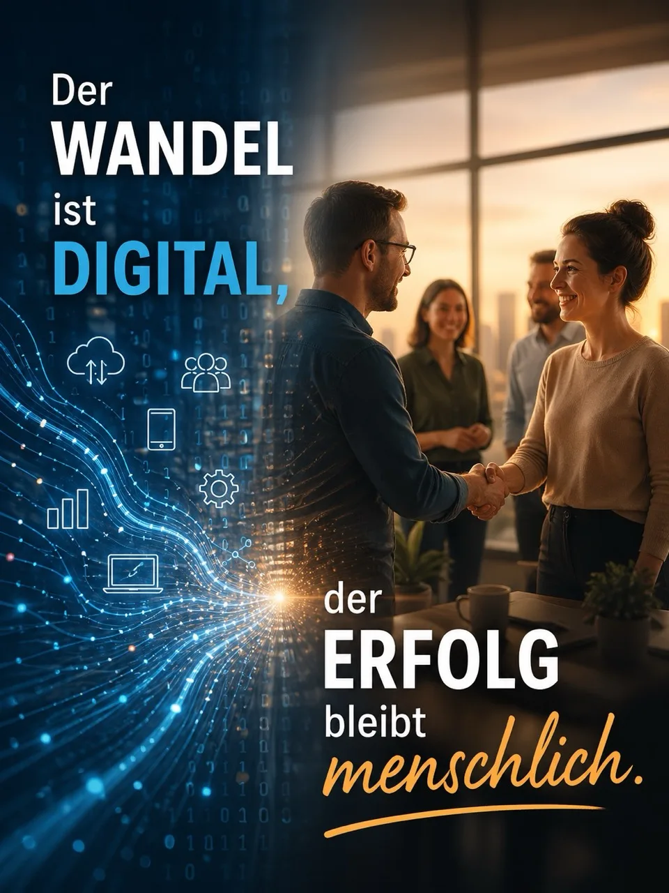 Der Wandel ist digital. Der Erfolg bleibt menschlich.