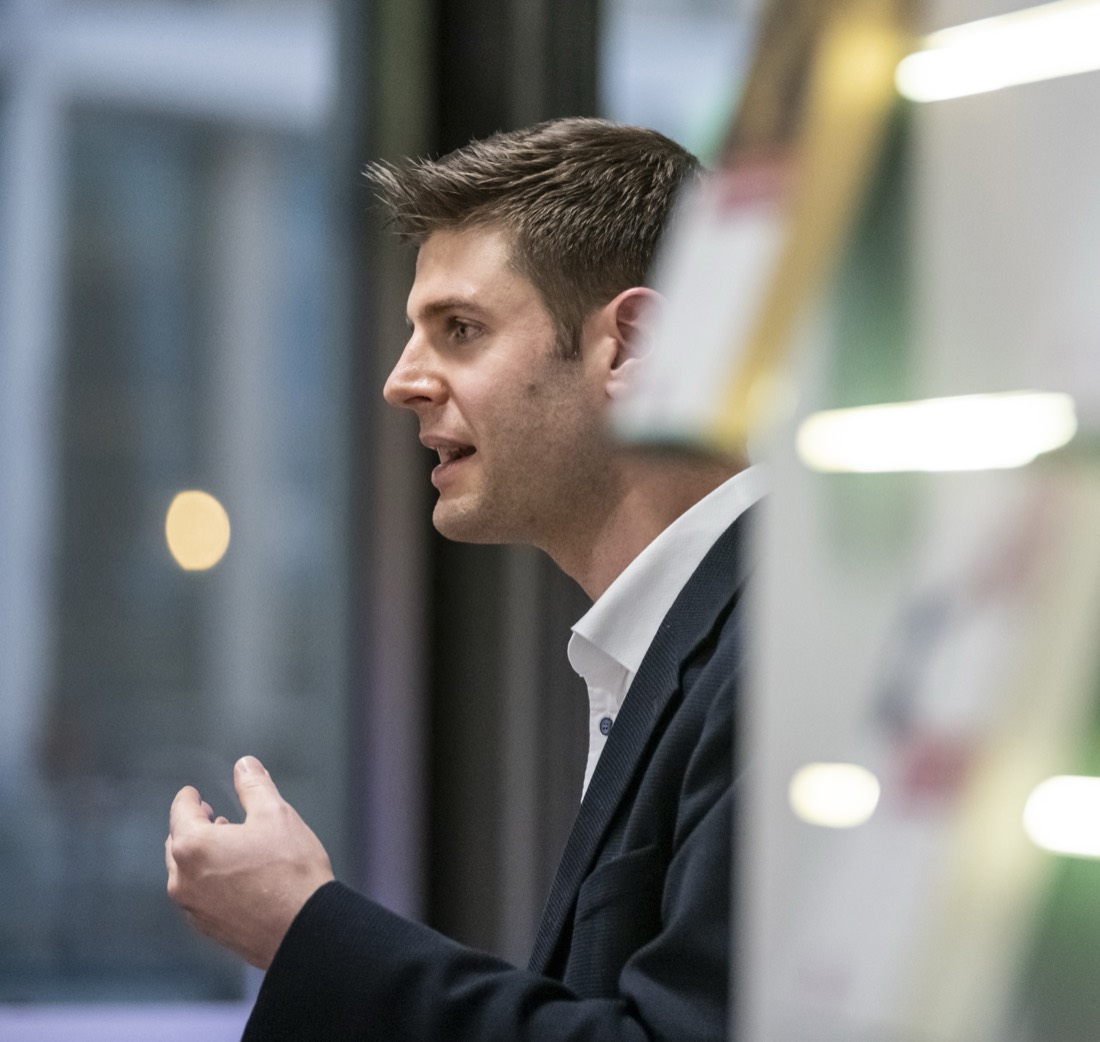 Christian Schmickler im Gespräch mit dem Publikum